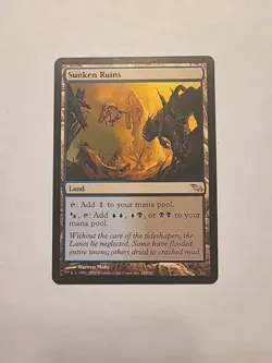 Sunken Ruins [Shadowmoor] Magic the Gathering LP MTG - Image 1
