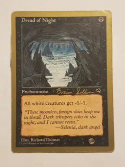 Dread of Night MTG 1998 Seattle World Championship MP - Image 1