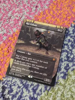 Borderless Rat Colony Special Guests Regular Magic The Gathering Card MTG - Image 1