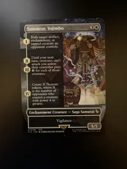 MTG Final Fantasy English Summon: Yojimbo Borderless 0196 Non-Foil - Image 1