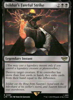 MTG Isildur's Fateful Strike #91 Magic Lord of the Rings NM - Image 1