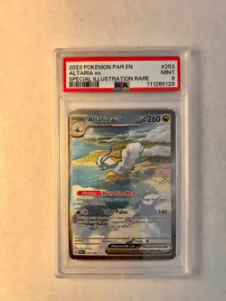 Pokemon TCG Altaria ex Special Illustration Rare Paradox Rift 253/182 PSA 9 - Image 1