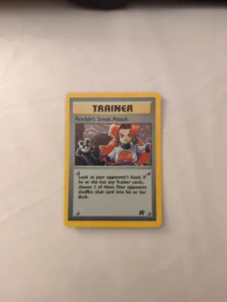 Pokemon TCG Rocket's Sneak Attack Team Rocket 16 Holo Unlimited Holo Rare - Image 1