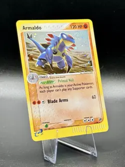 Armaldo 1/100 Holo Pokemon EX Sandstorm 2003 Vintage Swirl NM - Image 1
