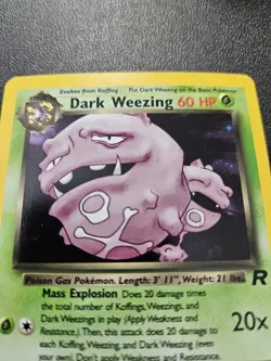 Pokemon Team Rocket Dark Weezing Holo Rare 14/82 NEAR MINT - Image 2