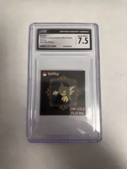 CGC 7.5 Haunter 24K Gold Plating Sticker - Pokemon Candy Stickers (2023) Korean - Image 1