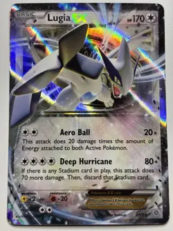 Pokemon Lugia EX 68/98 Ancient Origins Ultra Rare Holo LP-MP - Image 1