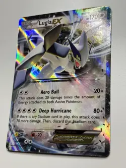 Pokemon Lugia EX 68/98 Ancient Origins Ultra Rare Holo LP-MP - Image 3