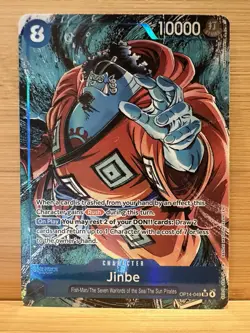 Near Mint One Piece Jinbe - OP14-049 (Alternate Art) - The Azure Sea's Seven - Image 3