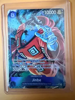 Jinbe (Alt Art) OP14-049 SR ENG The Azure's Sea's Seven One Piece TCG - Image 1