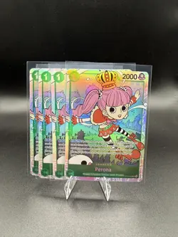 One Piece Tcg Legacy Of The Master Perona OP12-034 SR English x4 - Image 1