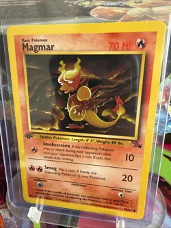 Pokemon TCG Magmar Fossil Card 39/62 1st Edition Uncommon Never Played, NM! - Image 1