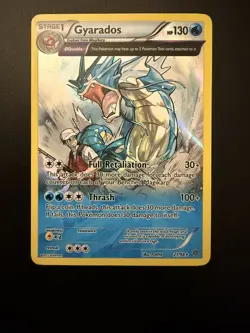 Pokemon Gyarados Full Art Holo Card 21/98 XY Ancient Origins 2015 NM Near Mint - Image 1