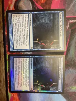 Magic: The Gathering Quest for Ula's Temple x2 Enchantment Cards - Image 1