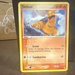 Pokemon Torkoal 33/110 EX Holon Phantoms 2006 Pokemon Card TCG - Image 1