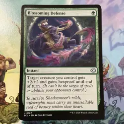 MTG Blossoming Defense Regular U Lorwyn Eclipsed 167 NM - Image 1
