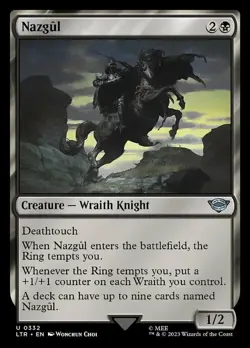 MTG-1x-NM-Mint, English-Nazgul (0332)-The Lord of the Rings: Tales of Middle-ear - Image 1