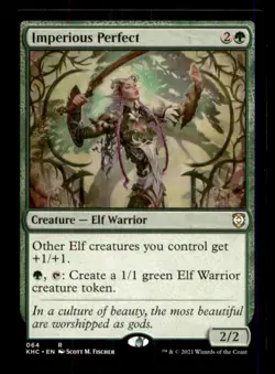 Imperious Perfect LP Light Play Kaldheim Commander MTG [12517] - Image 1