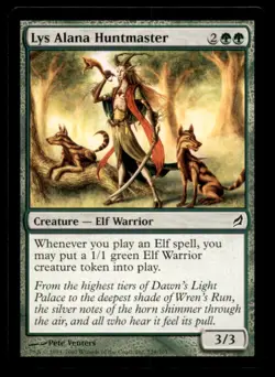 Lys Alana Huntmaster HP Heavy Play Lorwyn MTG [7680] - Image 1