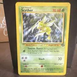 Pokemon Scyther 26/64 Jungle Regular Rare 1999 TCG Pokemon Card Non-Holo - Image 1