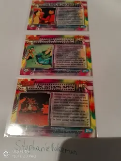 Topps Mewtwo Strikes Back Blue Logo Pokemon Cards - Image 2