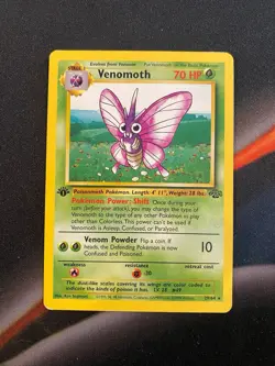 Pokemon Venomoth Jungle 29/64 1st Edition - Image 1