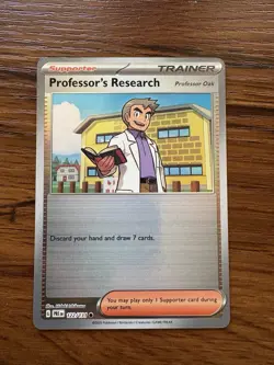 Pokemon TCG Professor's Research (Poke Ball) 125/131 Prismatic Evolutions NM - Image 1