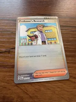 Pokemon TCG Professor's Research (Poke Ball) 125/131 Prismatic Evolutions NM - Image 2