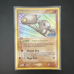 Pokemon TCG Hitmonlee 25/115 EX Unseen Forces Stamped Reverse Holo Rare - Image 1