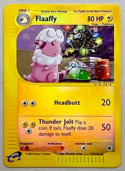 Pokemon Flaaffy #77/165 Reverse Holo - 2002 Expedition Base Set - NM or Better - Image 1