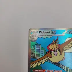 Pidgeot ex 225/197 Sv03: Obsidian Flames Holo 2023 Pokemon - Image 3