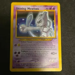 Pokemon TCG Shining Mewtwo 70 HP Neo Destiny 109/105 Holo Secret Rare - Image 1