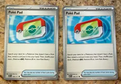 2x Lot: 2026 Pokemon Poke Pad Trainer 198/217 Ascended Heroes ASC - Image 1