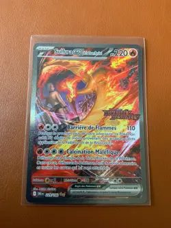 Carte Pokemon Sulfura ex de la Team Rocket 229/182 - Rivalites Destinees - EV10 - Image 1