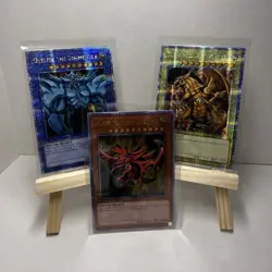 Yu-Gi-Oh! Divine-Beast Holo Card Lot Obelisk Ra Slifer English 25th QCR Set - Image 1