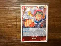 One Piece Premium Booster The Best Vol. 2 Koby #PRB02-001 RARE NM - Image 1