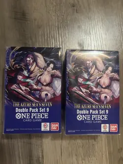 One Piece OP14 The Azure Sea's Seven Double Pack Set 9 Lot Of 2 - Image 1