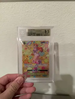 BGS 9.5 Special Alternate Art Nami One Piece 2024 OP09 Japanese SP OP08-106 SR - Image 1