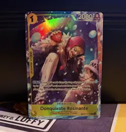 One Piece TCG Donquixote Rosinante OP12-108 Treasure Rare The Azure Sea's Seven - Image 1