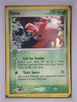 Pokemon TCG Paras 004/034 Trading Card Game Classic (CL) Holo Near Mint - Image 1