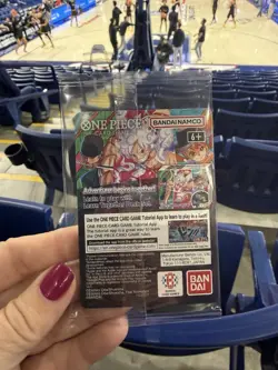 One Piece Monkey D. Luffy US Voyage College Basketball Promo Card Sealed - Image 2