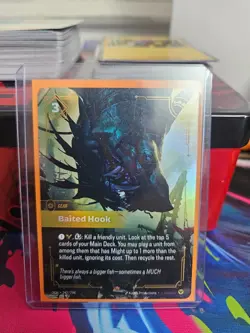 BAITED HOOK - Riftbound: League Of Legends Origins FOIL Card 242/298 - Image 1