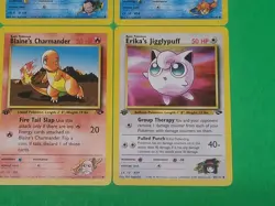 Pokemon Vintage 1st Edition GYM Challenge Cards Lot Of 4 NM Misty's Psyduck ++ - Image 4