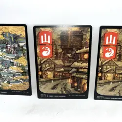 MTG Kamigawa: Neon Dynasty Reg Full Art Basic Lands Swamp Plains & Mountain X2 - Image 4