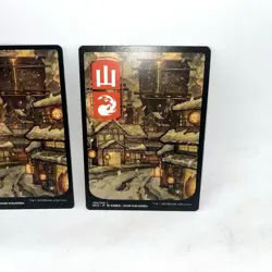 MTG Kamigawa: Neon Dynasty Reg Full Art Basic Lands Swamp Plains & Mountain X2 - Image 5