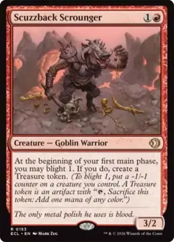 Scuzzback Scrounger [Lorwyn Eclipsed] MTG - Image 1