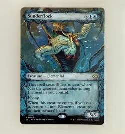 Magic the Gathering: Sunderflock (Showcase) Lorwyn Eclipsed Foil NM - Image 1