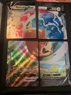 Pokemon Cards Morpeko V Union Full Set - SWSH215 SWSH216 SWSH217 SWSH218 Promo - Image 1