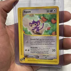 Pokemon Card - Aquapolis 67/147 - AIPOM (common) - LP+ Vintage Nintendo TCG Vtg - Image 2