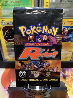 Pokemon TCG Team Rocket 1st Edition Booster Pack *Empty* Vintage WOTC 1999-2000 - Image 1